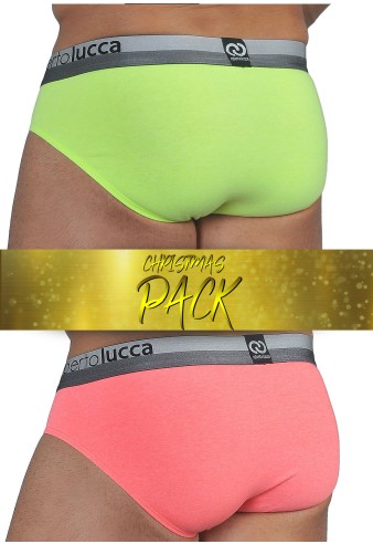 XMAS 2 PACK Briefs ROBERTO LUCCA 10099 19971